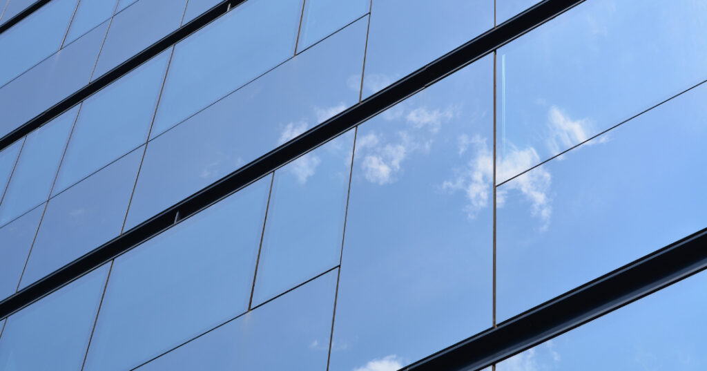 fachada de vidro em Santo André