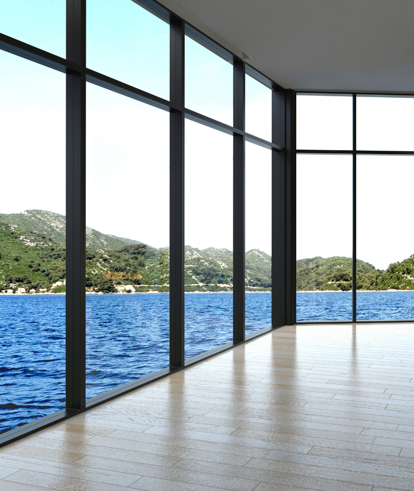 paredes de vidro em Santo André